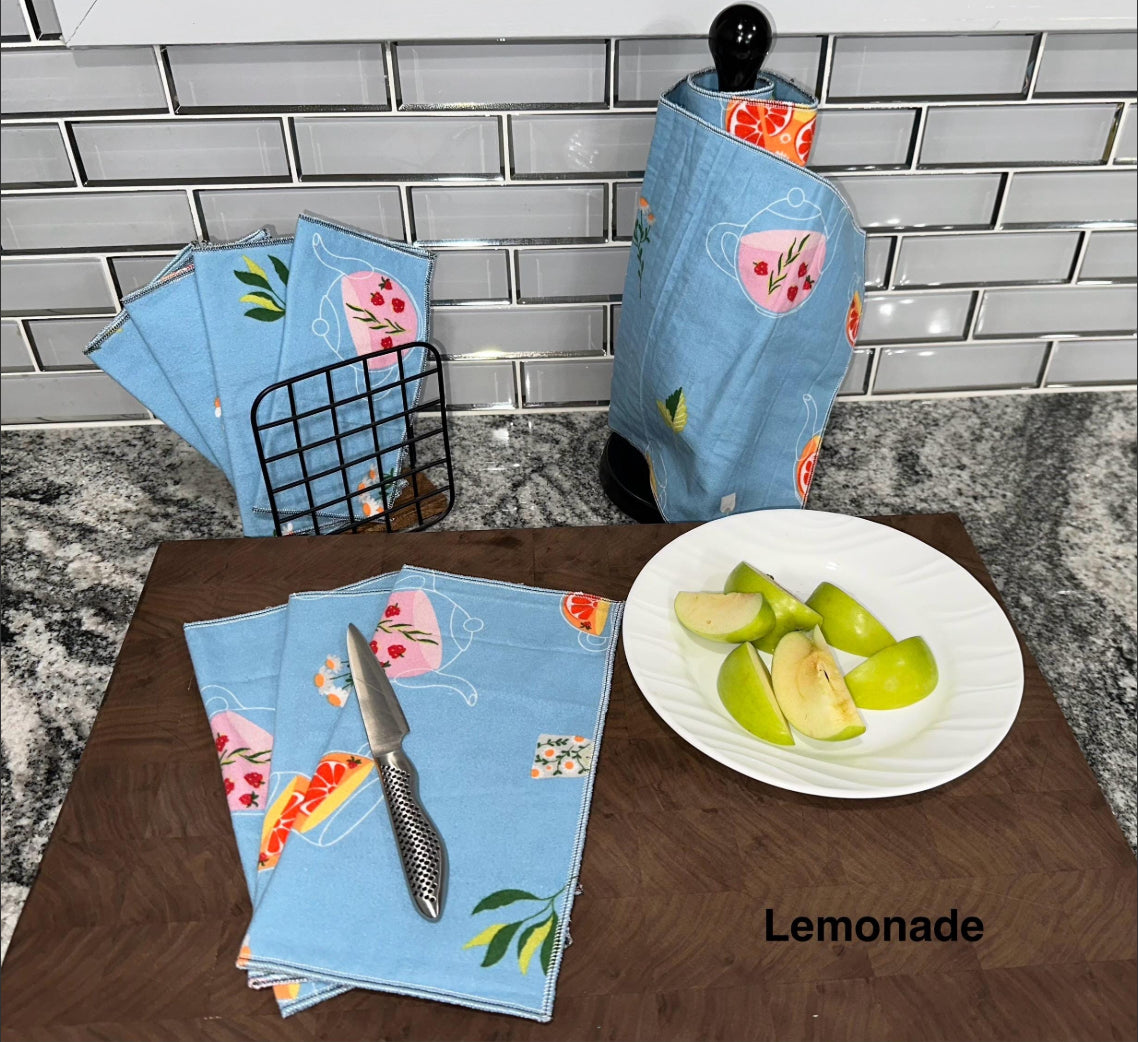 Starter Set Reusable Unpaper Towels – Eco-Friendly Kitchen Cloths
