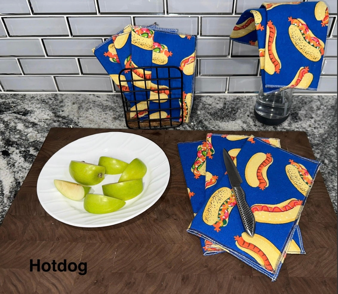 Starter Set Reusable Unpaper Towels – Eco-Friendly Kitchen Cloths