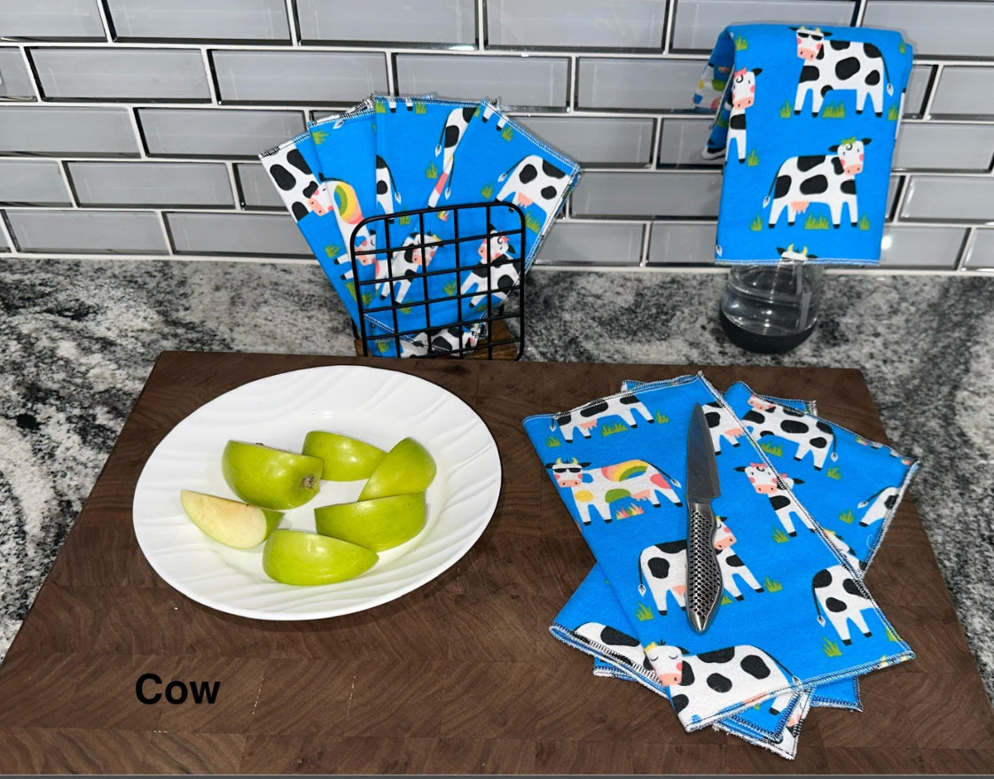 Starter Set Reusable Unpaper Towels – Eco-Friendly Kitchen Cloths