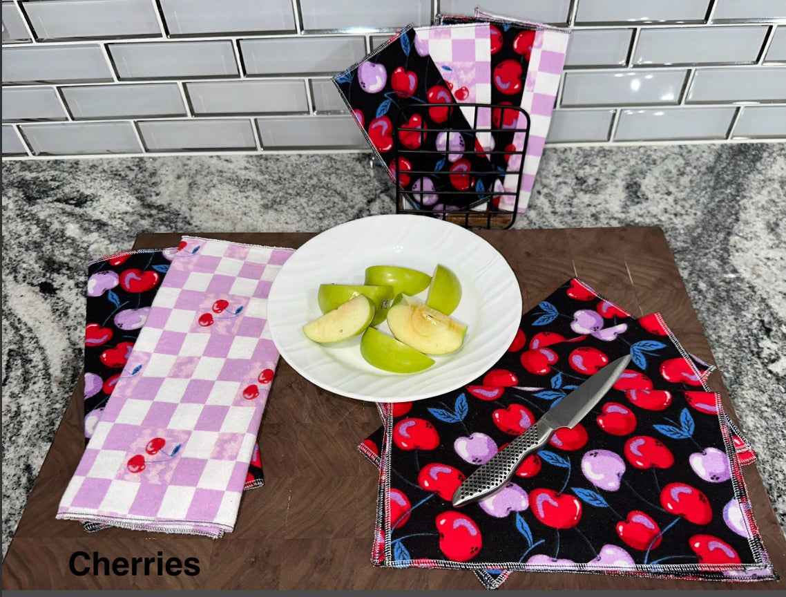 Starter Set Reusable Unpaper Towels – Eco-Friendly Kitchen Cloths