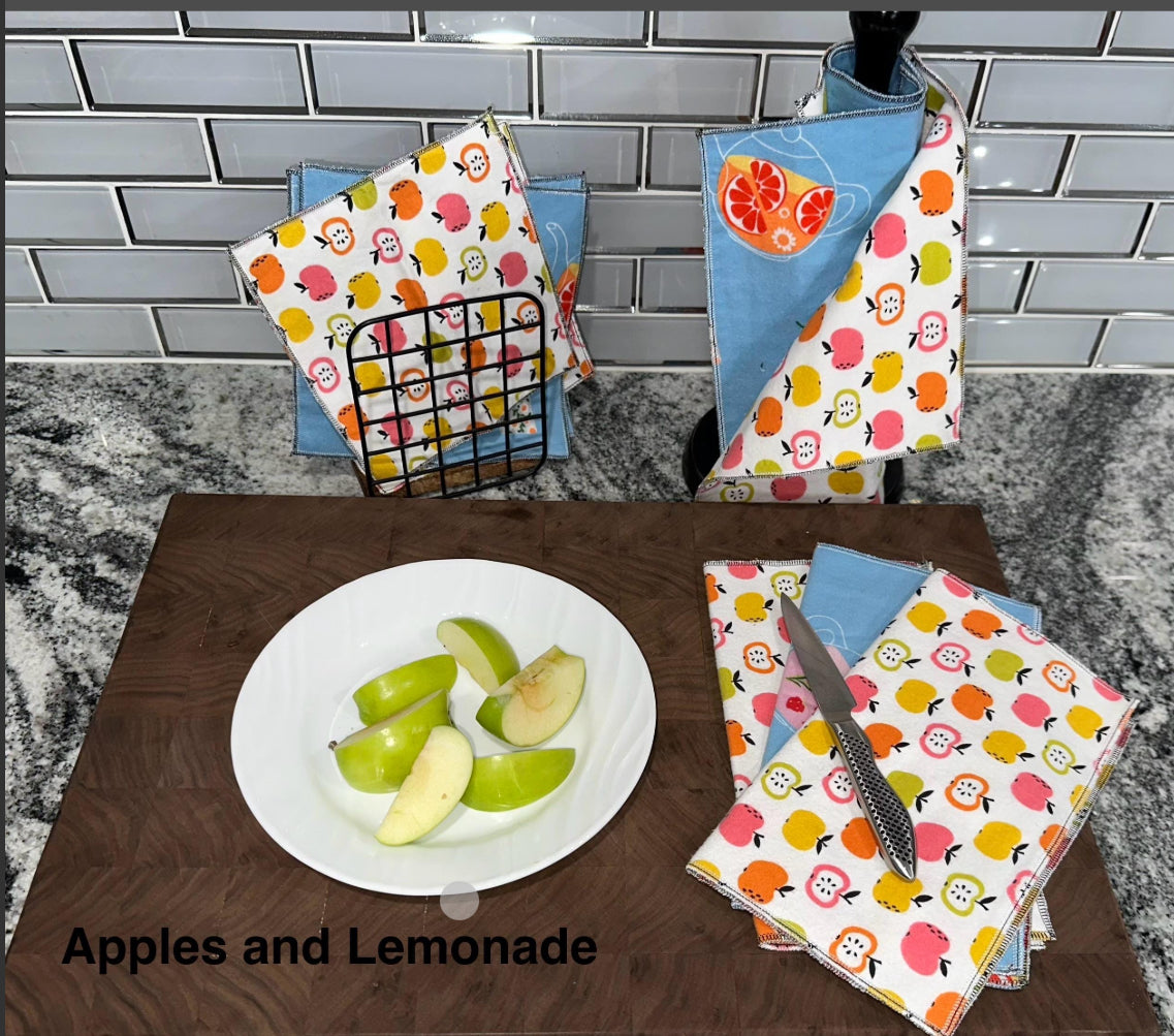 Starter Set Reusable Unpaper Towels – Eco-Friendly Kitchen Cloths