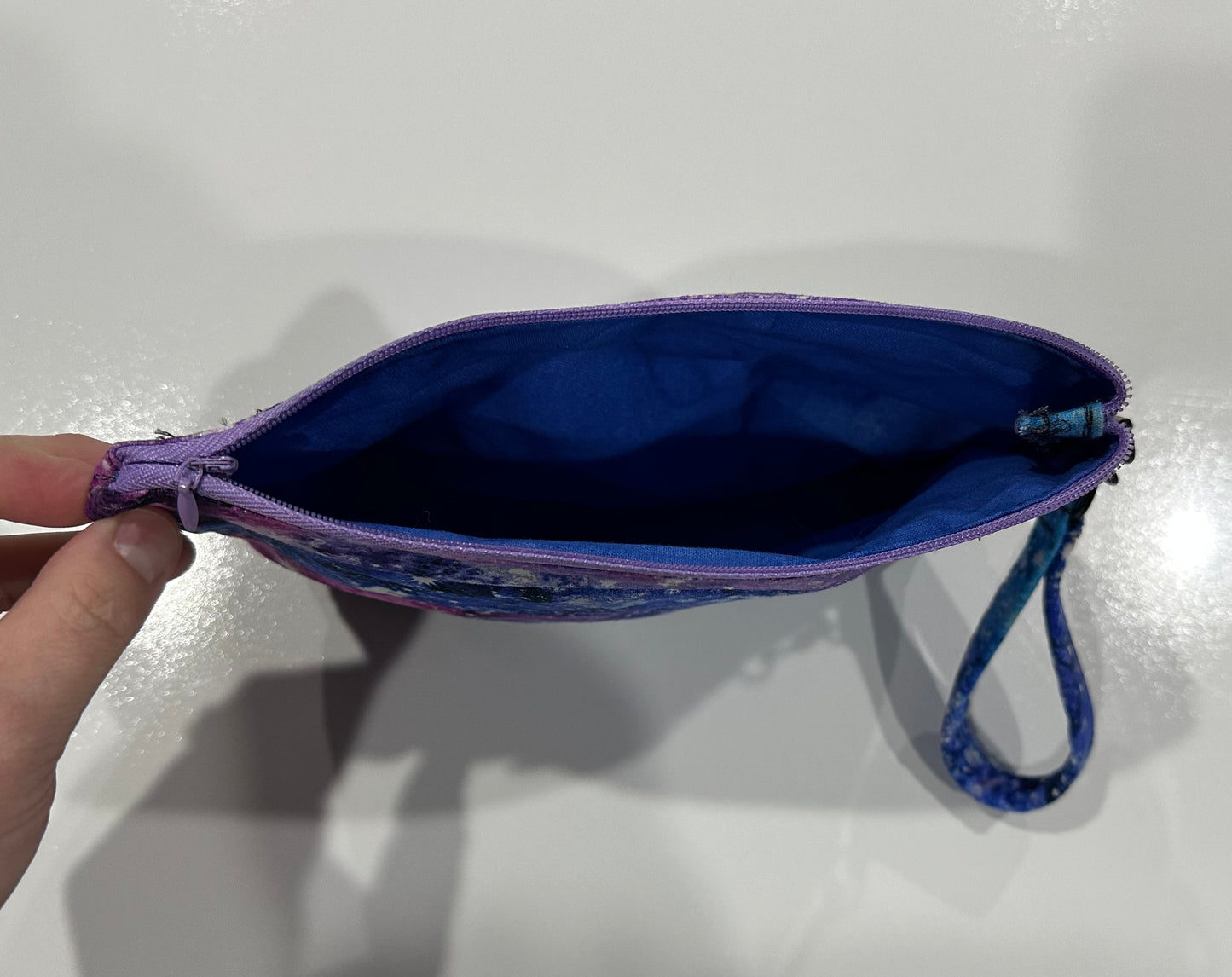 Cosmic Galaxy Zipper Pouch ā 9āx6ā Wristlet Bag