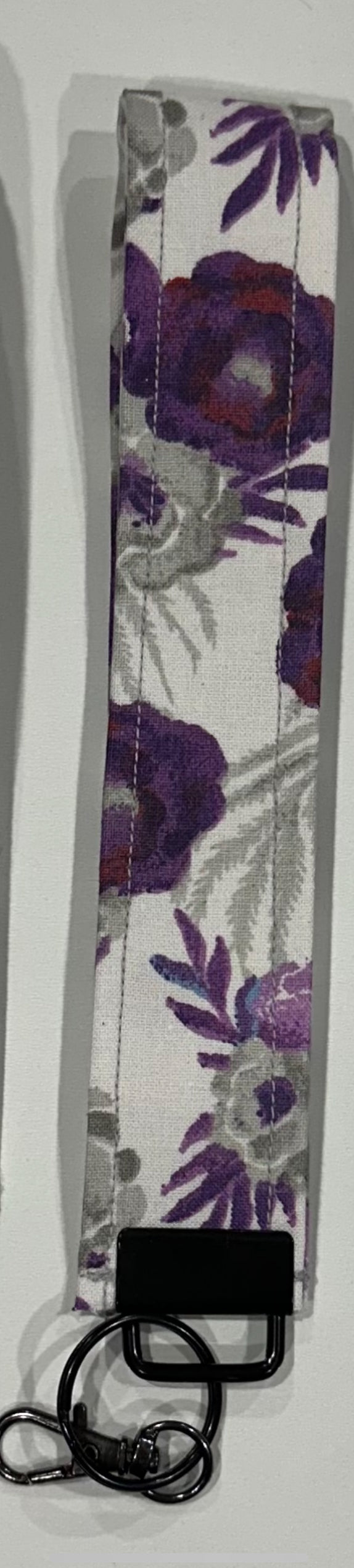 Handmade Fabric Wristlet Keychains – 8” Length | Optional Embroidery Personalization