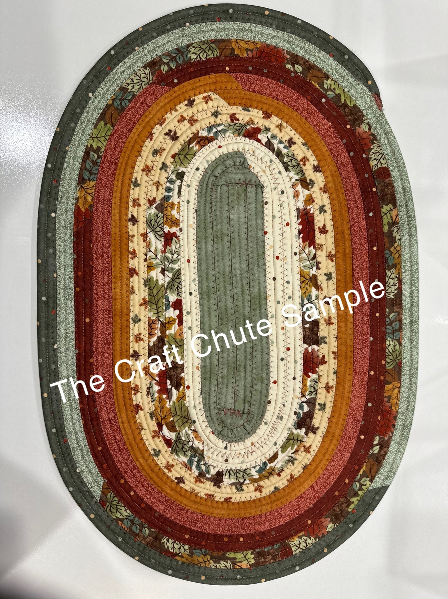 Custom Handmade Oval Jelly Roll Rug – Choose Your Size & Color Theme