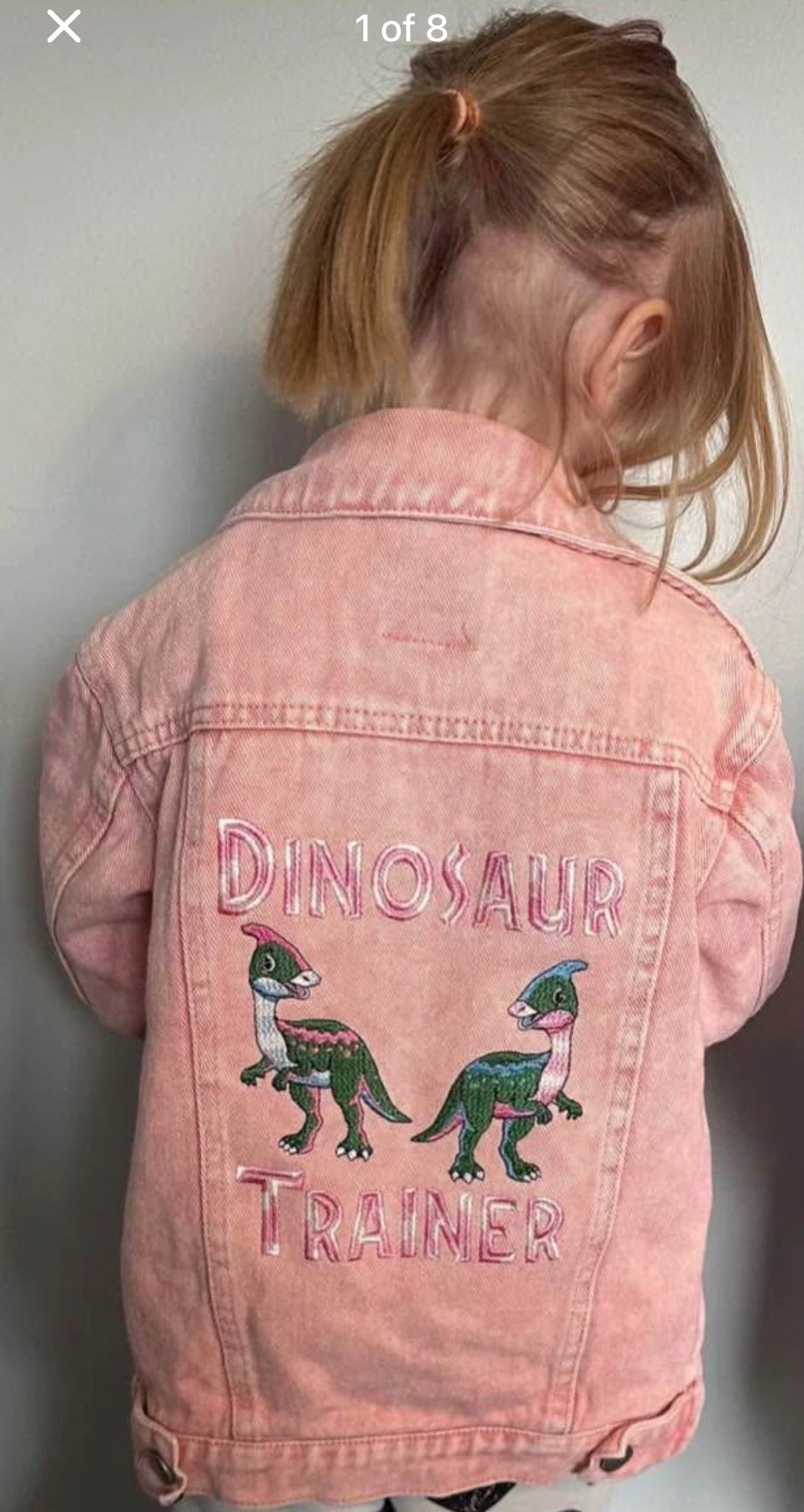 Custom Embroidered Kids Denim Jacket