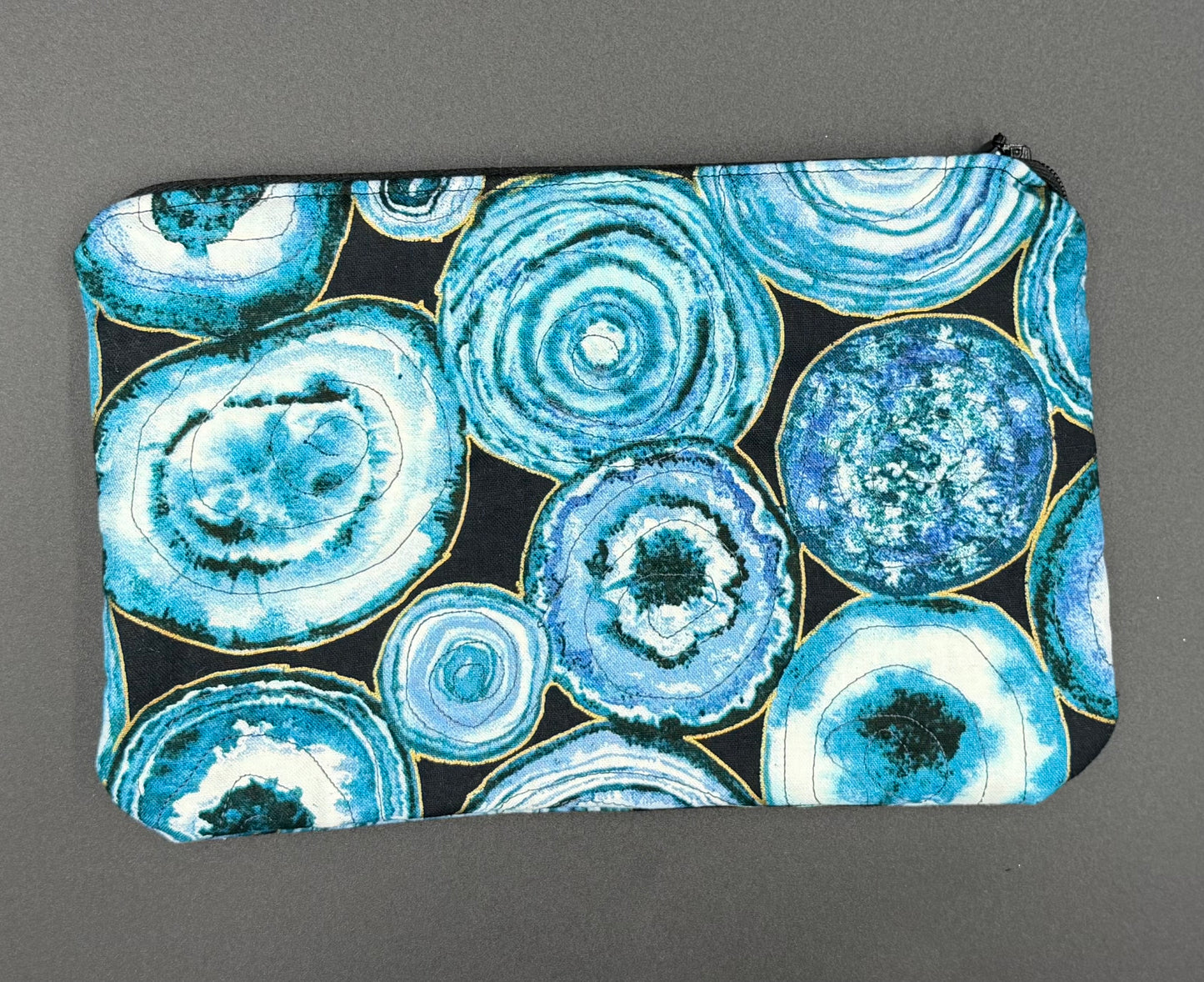Zipper Pouch Name Embroidery