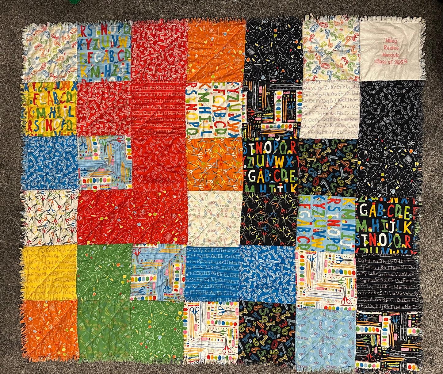 Custom Rag Quilt
