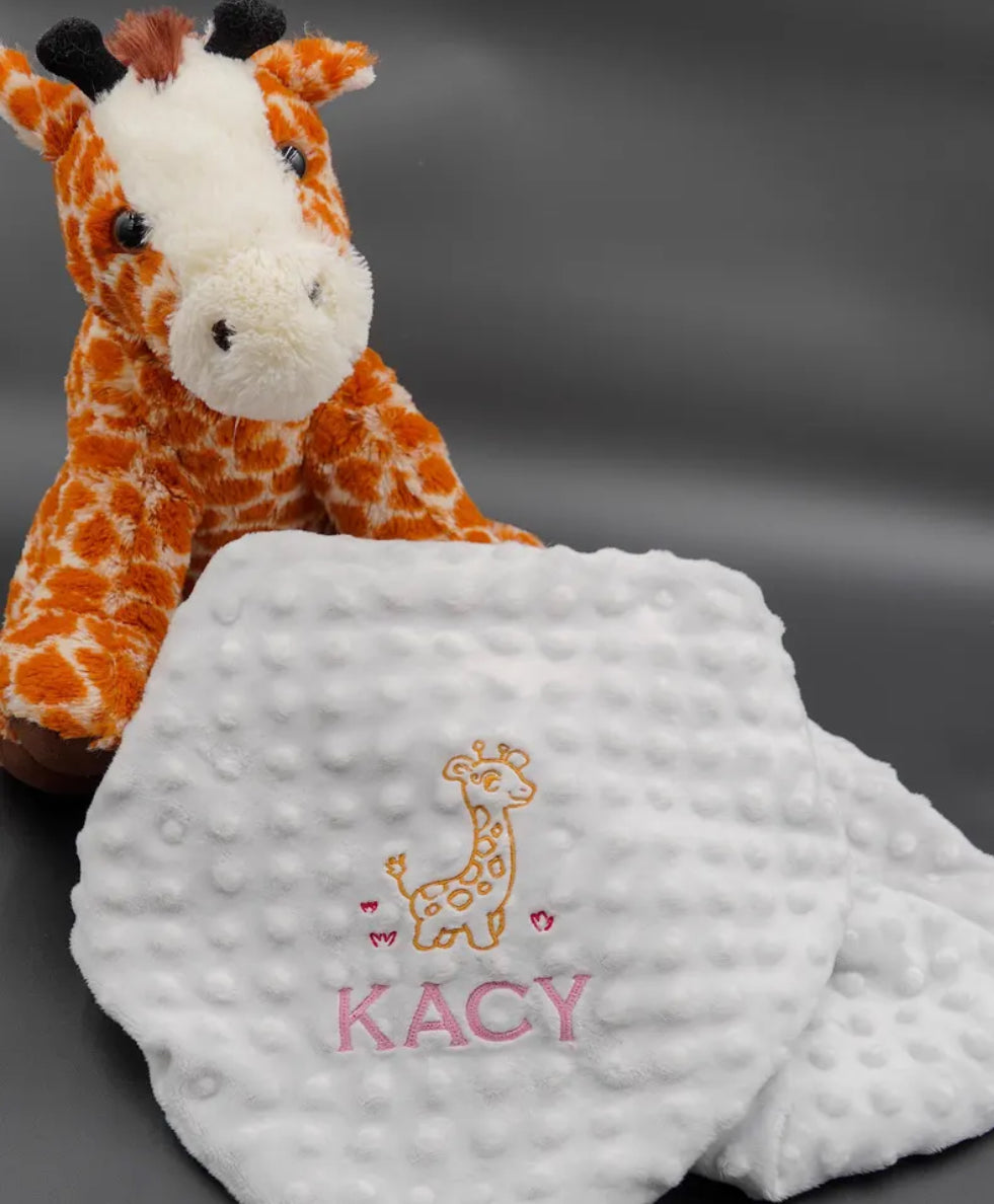 29x36 Custom Embroidered Baby/Toddler Blankets