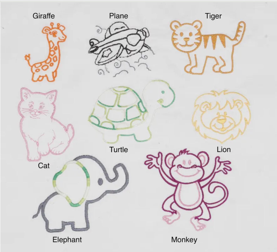 40x50 Custom Embroidered Baby/Toddler Blankets