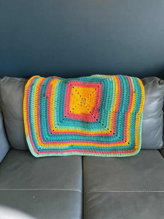 Snuggle crochet Baby Blanket 35x35