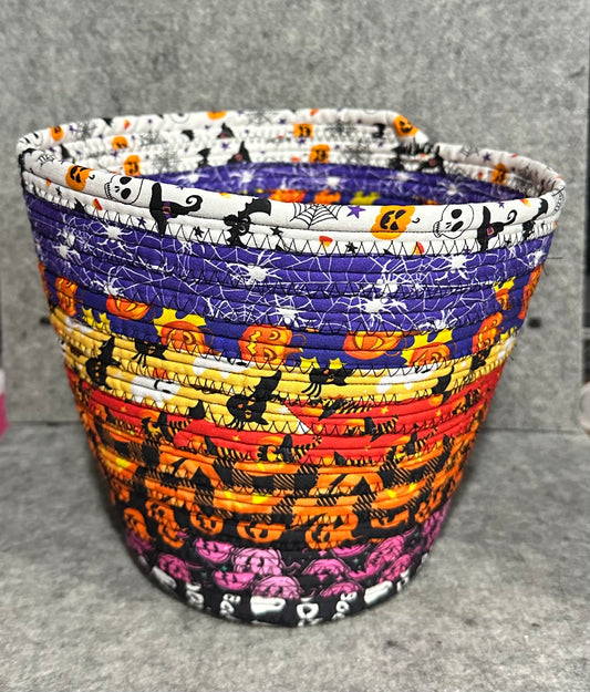Halloween Fabric Rope Basket