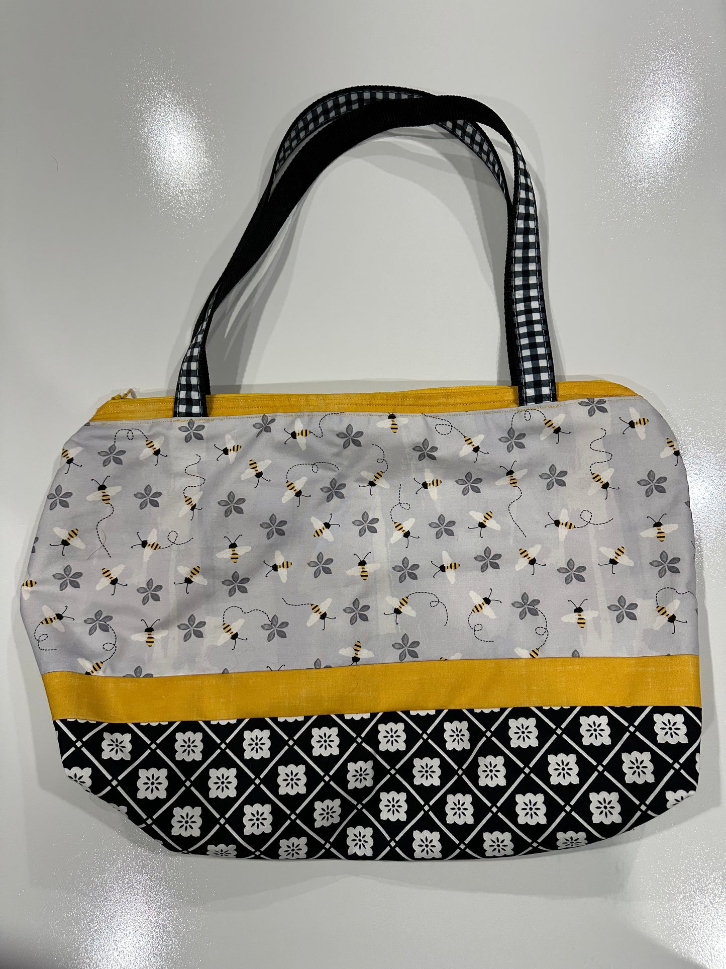 Handmade Bee-Inspired Tote Bag – 18.5 X 13