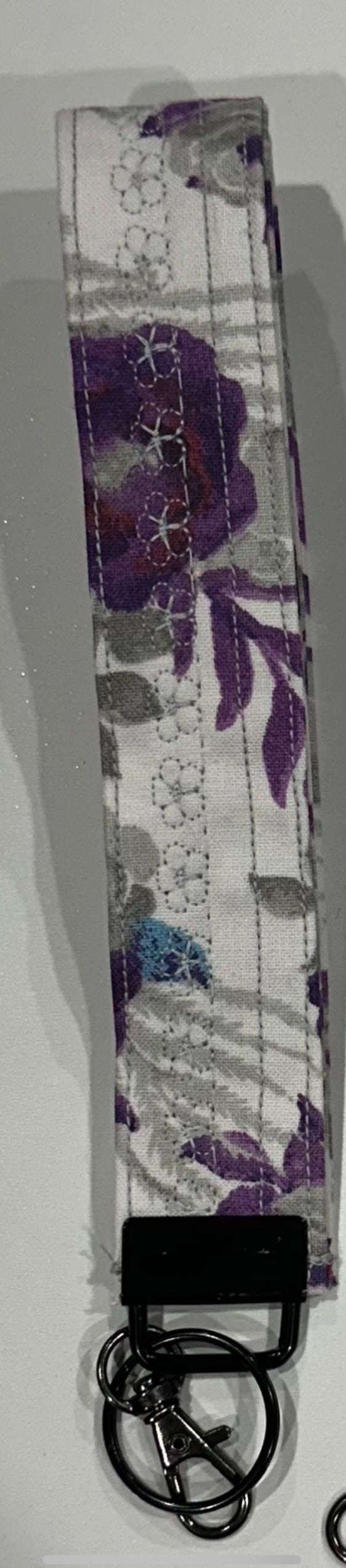 Handmade Fabric Wristlet Keychains – 8” Length | Optional Embroidery Personalization