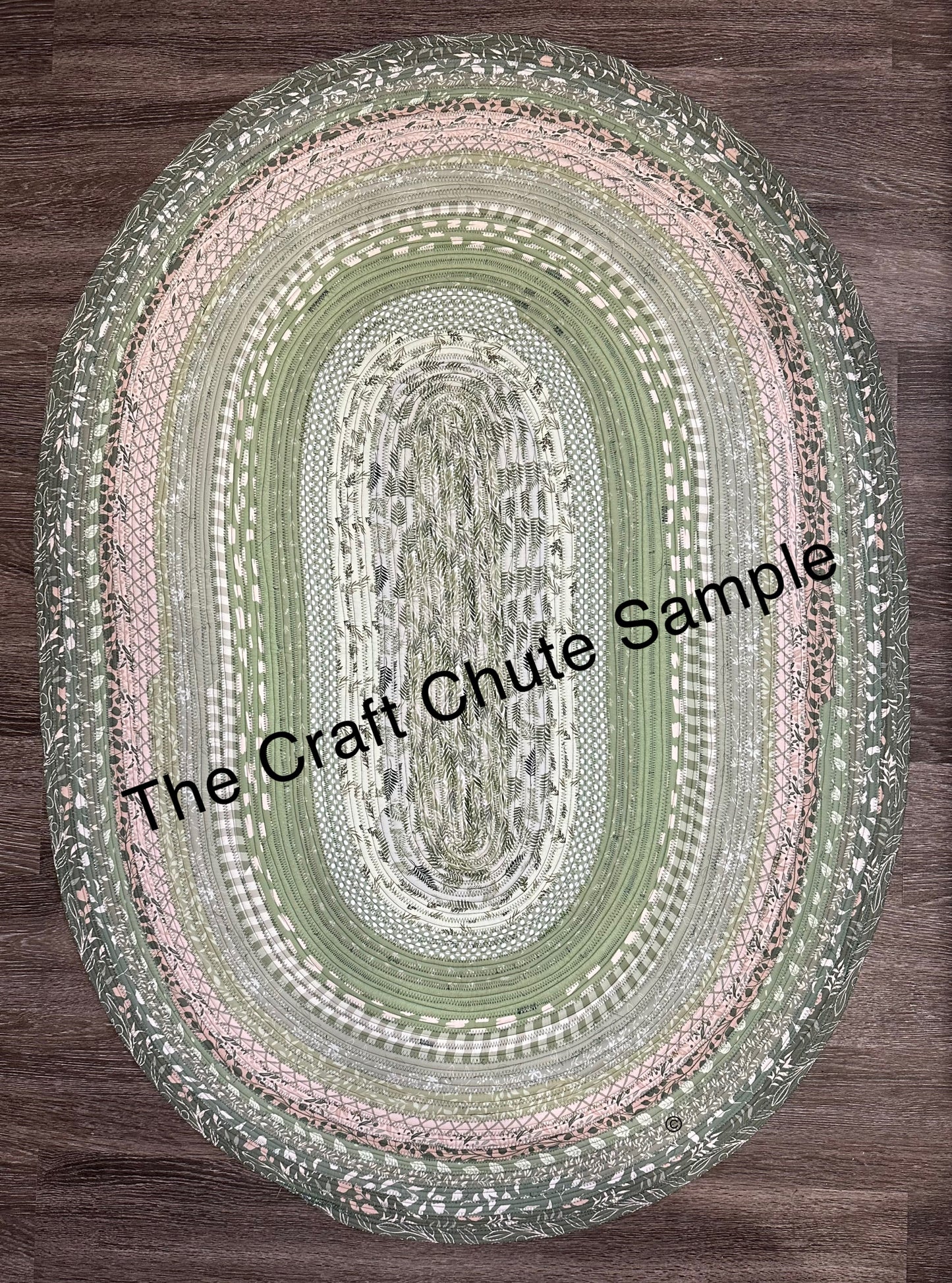 Custom Handmade  Oval Jelly Roll Rug – Choose Your Size & Color Theme