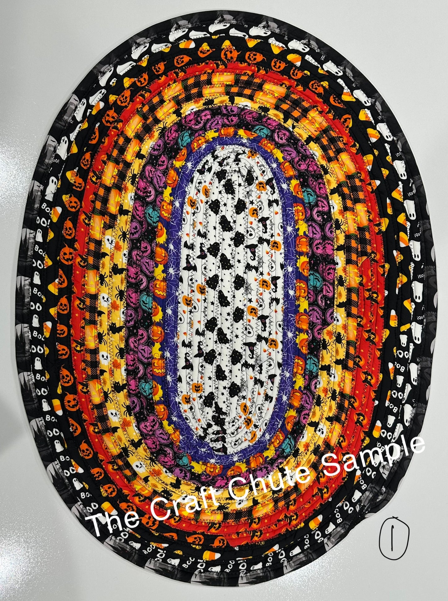 Custom Handmade  Oval Jelly Roll Rug – Choose Your Size & Color Theme